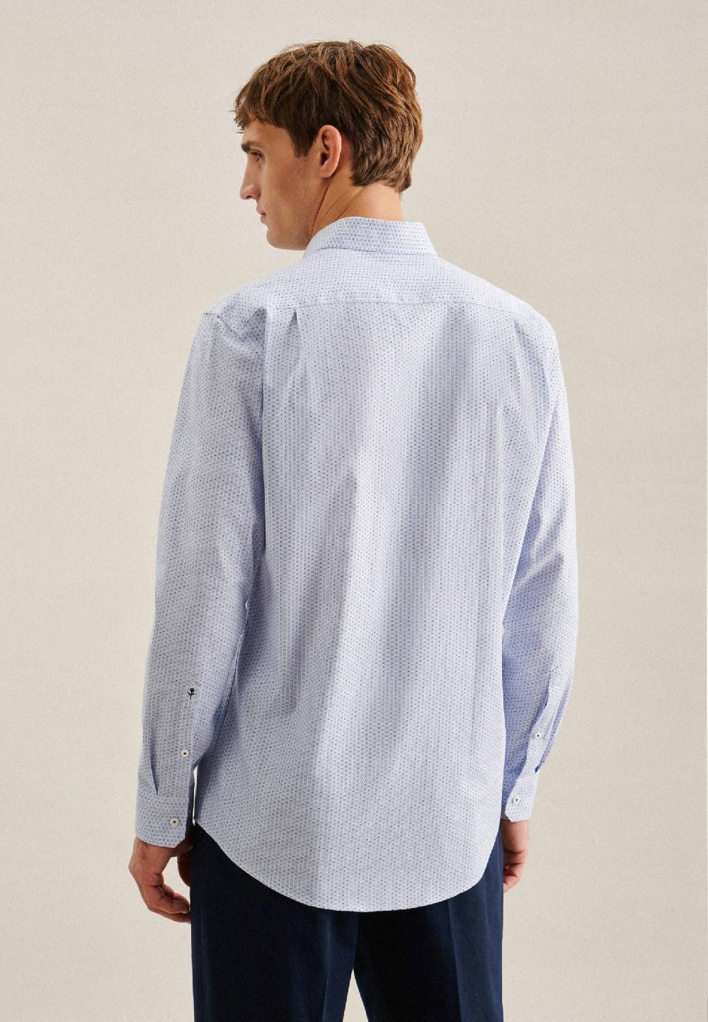 Studio Seidensticker Twill Business Hemd in Regular mit Covered-Button-Down-Kragen Riesige Ersparnisse