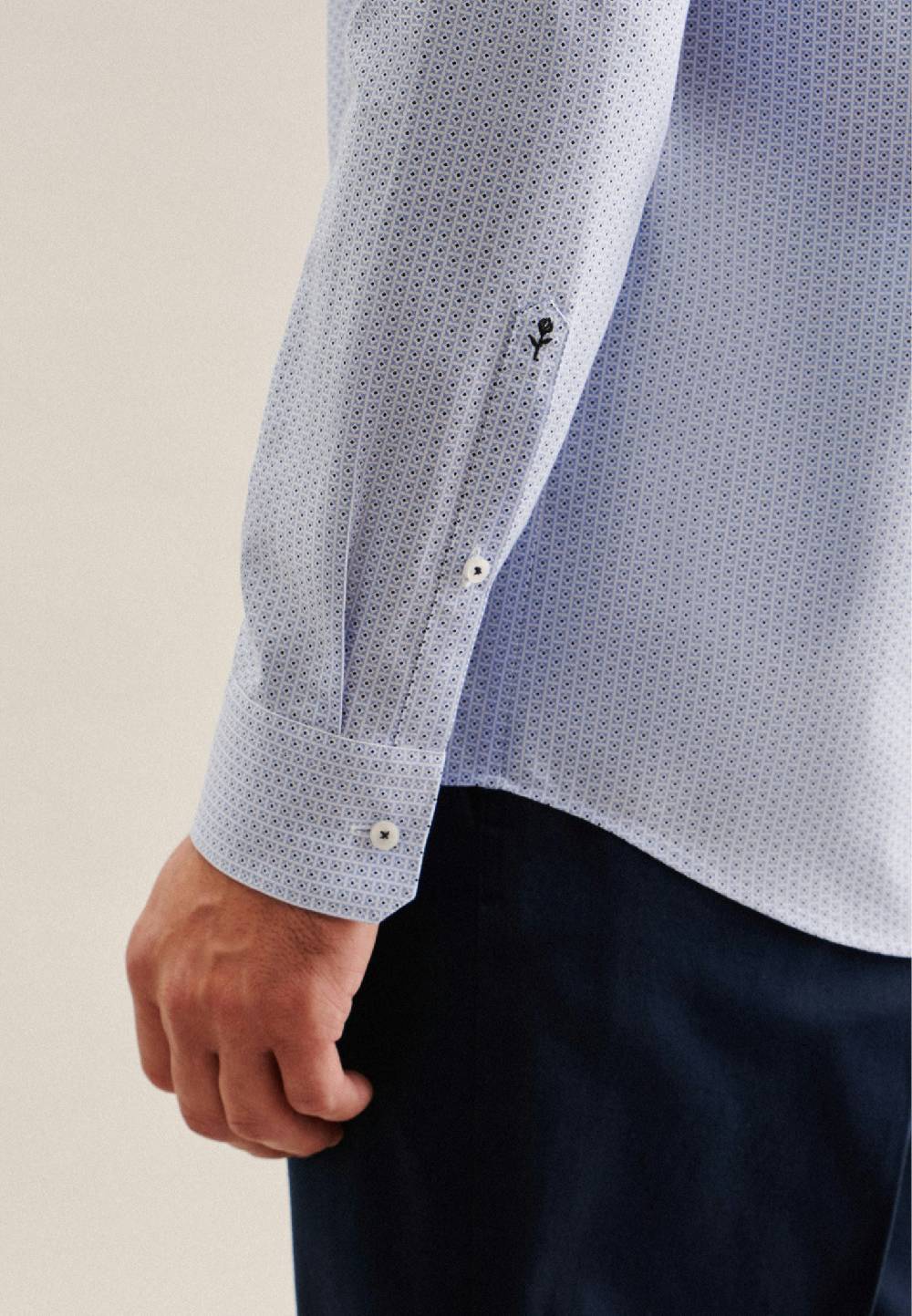 Studio Seidensticker Twill Business Hemd in Regular mit Covered-Button-Down-Kragen Riesige Ersparnisse
