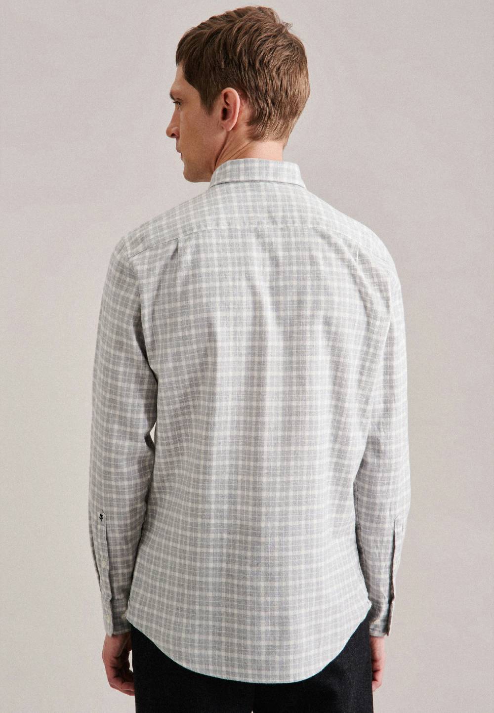 Studio Seidensticker Twill Casual Hemd in Regular mit Button-Down-Kragen Flash Sale