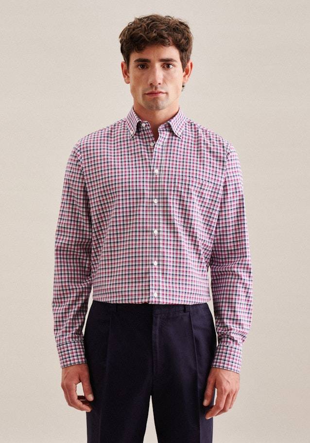 Studio Seidensticker Bügelfreies Twill Business Hemd in Regular mit Button-Down-Kragen Blitzangebot