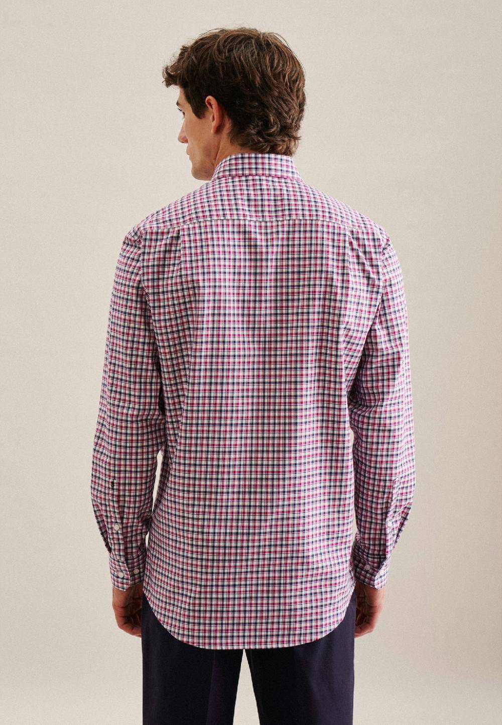 Studio Seidensticker Bügelfreies Twill Business Hemd in Regular mit Button-Down-Kragen Blitzangebot