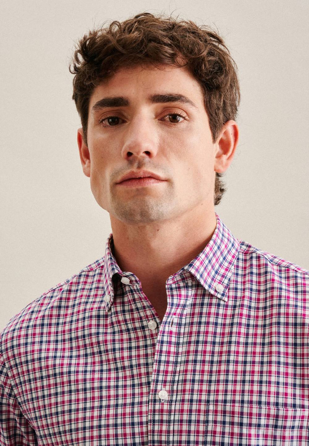 Studio Seidensticker Bügelfreies Twill Business Hemd in Regular mit Button-Down-Kragen Blitzangebot