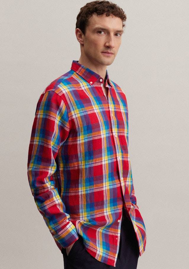 Studio Seidensticker Leinen Business Hemd in Regular mit Button-Down-Kragen JETZT KAUFEN