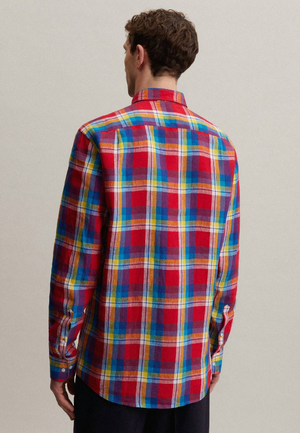 Studio Seidensticker Leinen Business Hemd in Regular mit Button-Down-Kragen JETZT KAUFEN