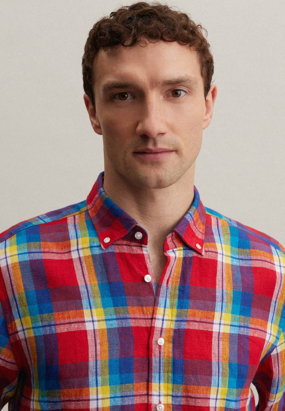 Studio Seidensticker Leinen Business Hemd in Regular mit Button-Down-Kragen JETZT KAUFEN