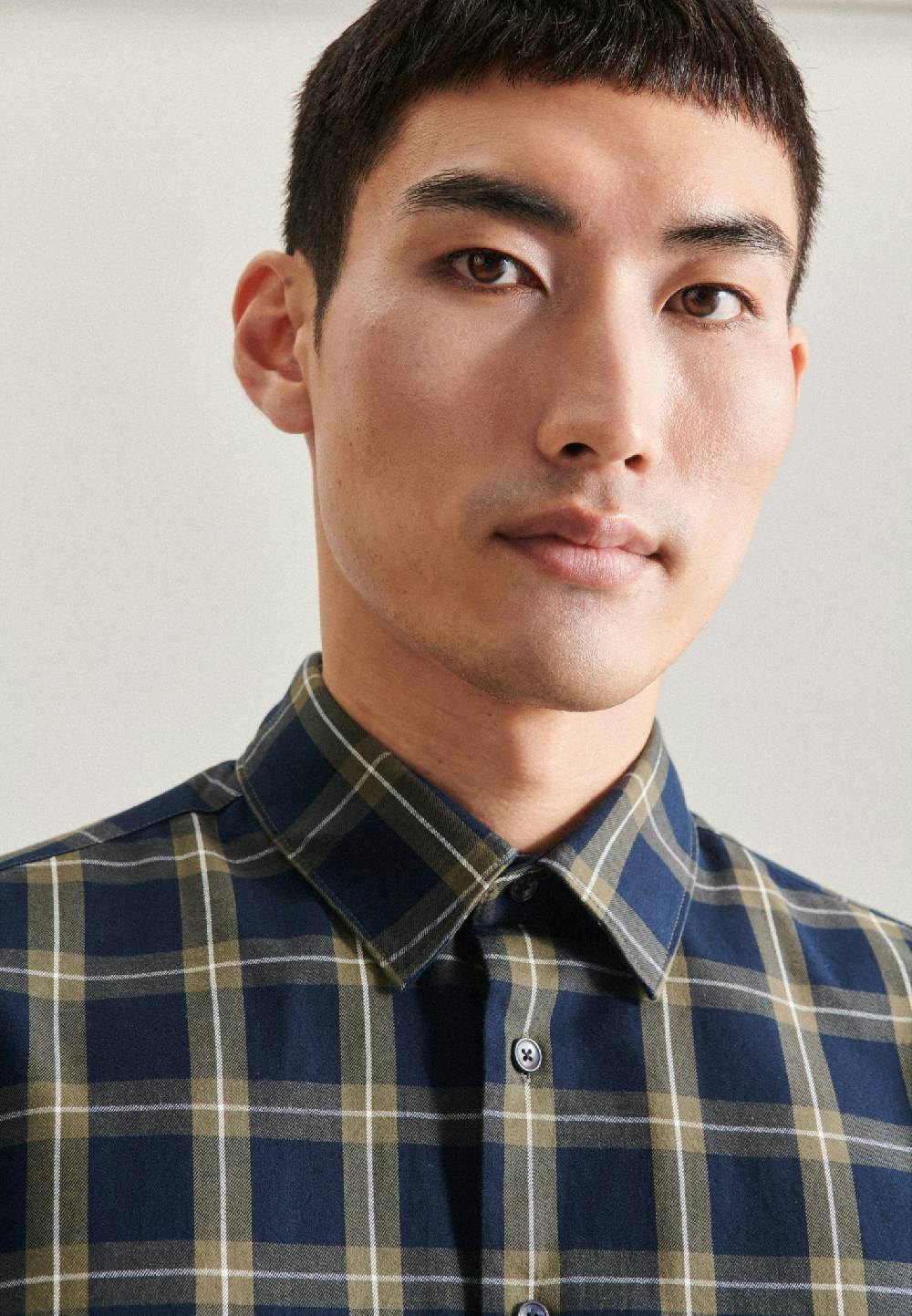 Studio Seidensticker Twill Casual Hemd in Regular mit Kentkragen Neueste Stile