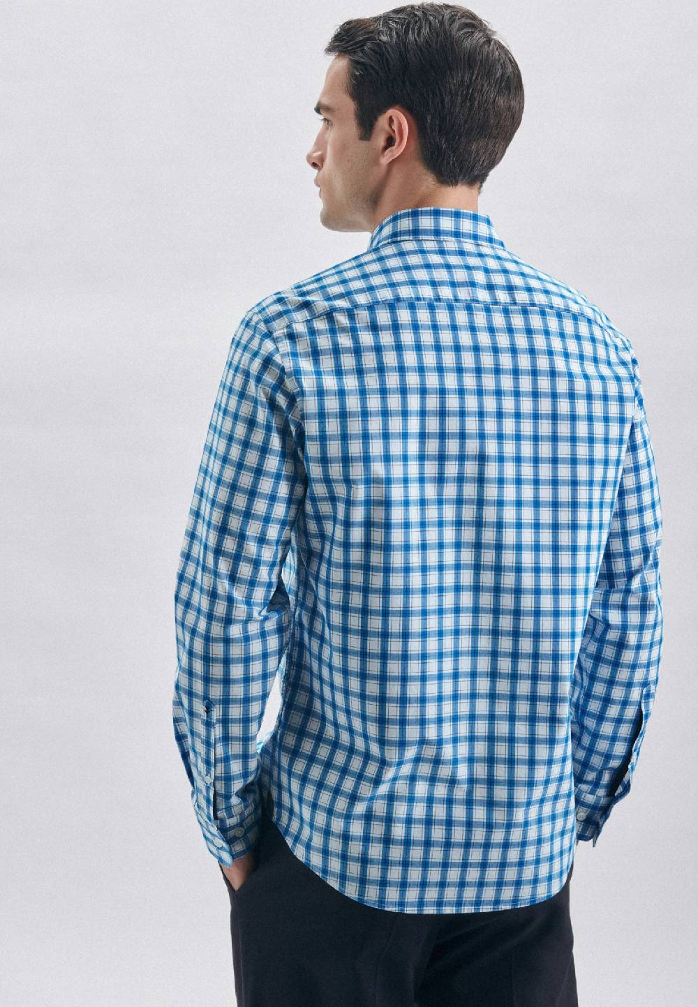 Studio Seidensticker Popeline Casual Hemd in Regular mit Button-Down-Kragen Letzter Tag