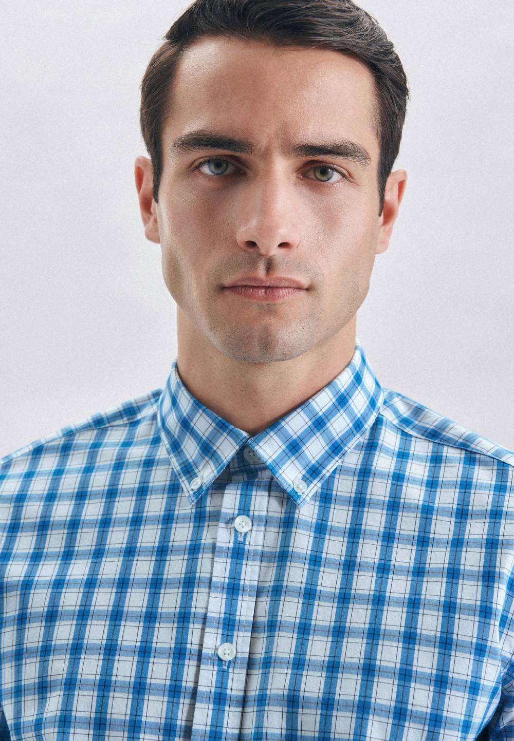 Studio Seidensticker Popeline Casual Hemd in Regular mit Button-Down-Kragen Letzter Tag