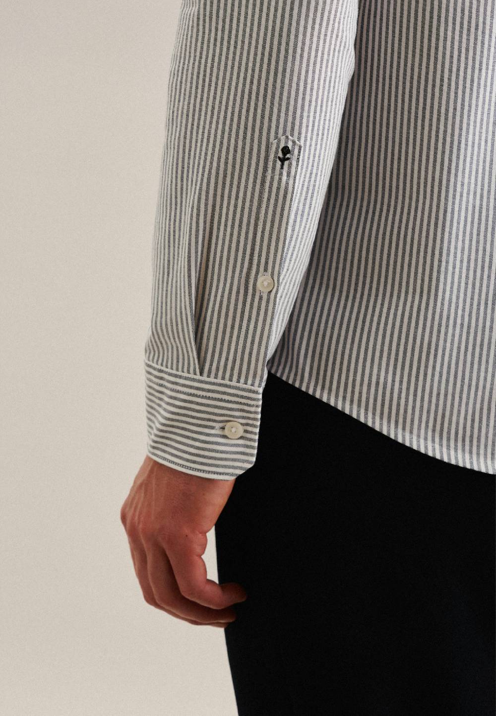 Studio Seidensticker Oxford Casual Hemd in Regular mit Button-Down-Kragen Auslauf