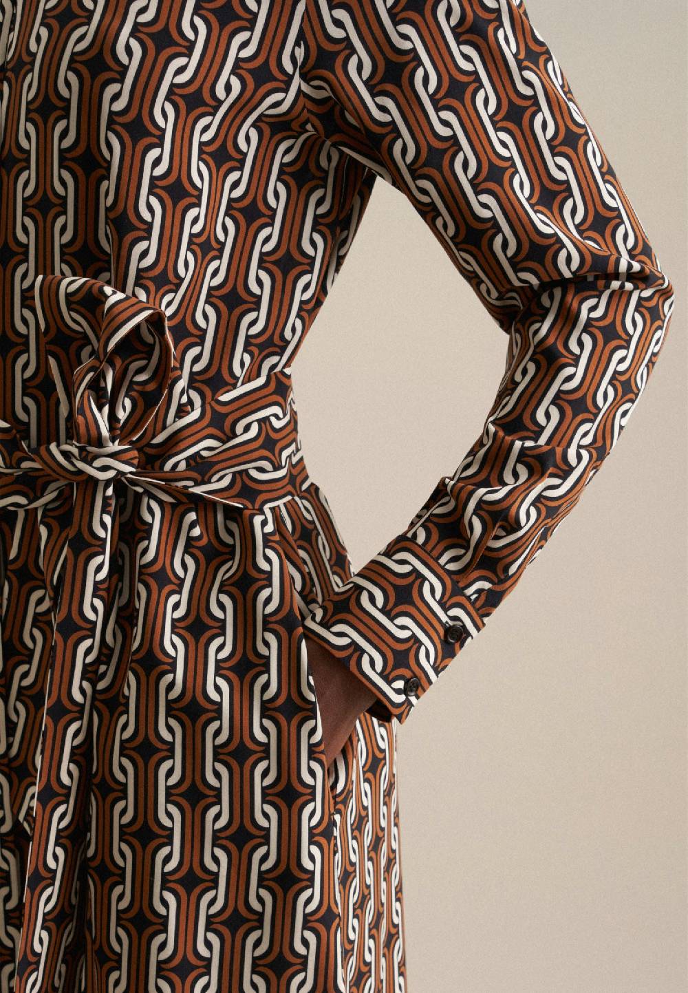 Studio Seidensticker Leinwandbindung Midi Kleid Großer Ausverkauf