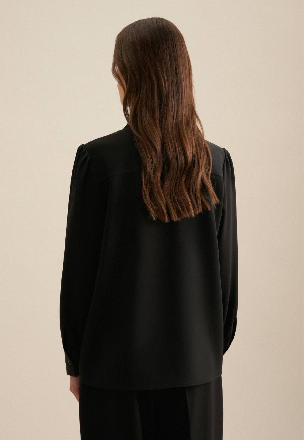 Studio Seidensticker Krepp Hemdbluse Preisnachlass