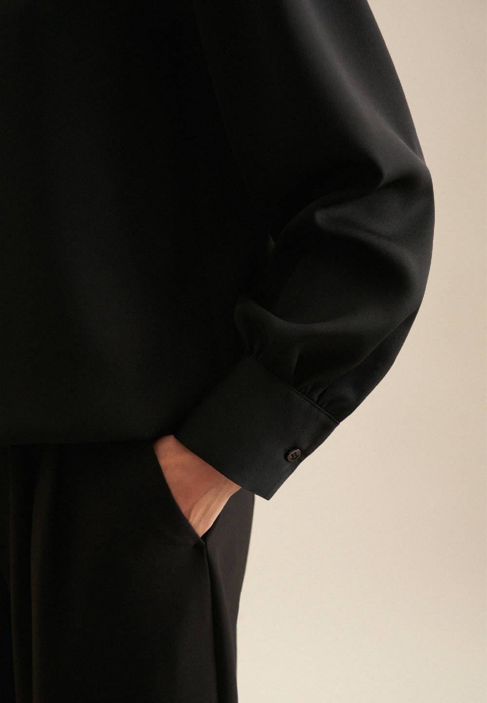 Studio Seidensticker Krepp Hemdbluse Preisnachlass