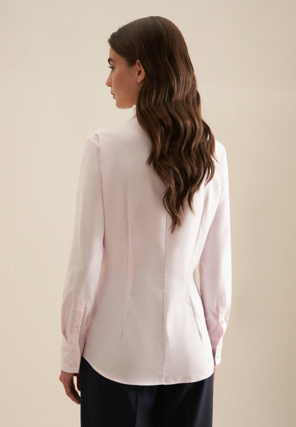 Studio Seidensticker Twill Kelchkragenbluse VIP-Rabatte