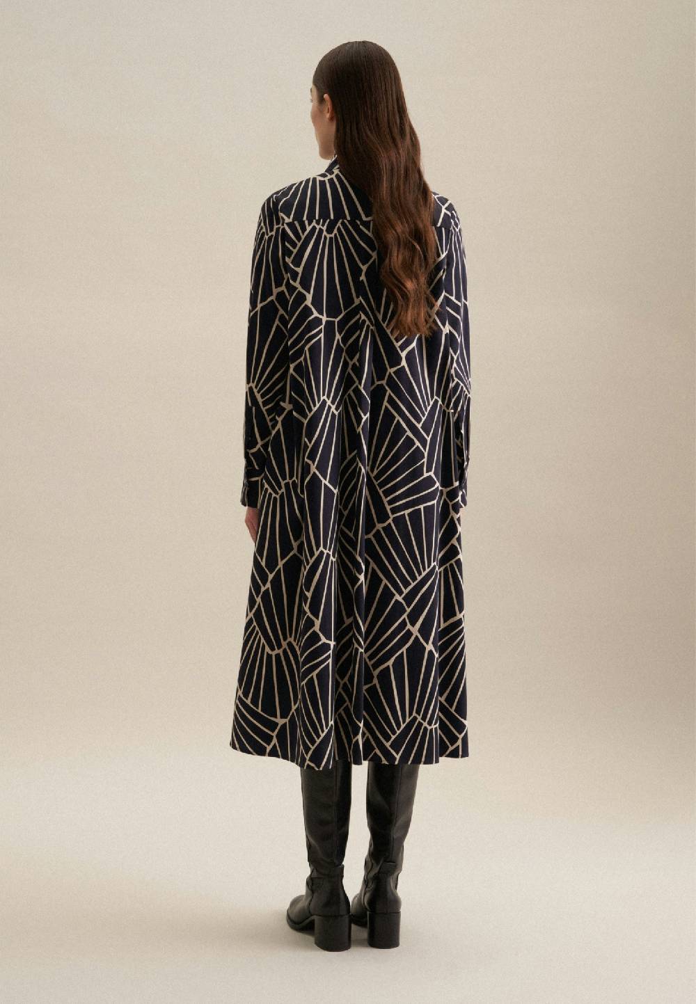 Studio Seidensticker Satin Midi Kleid Black Friday Preise