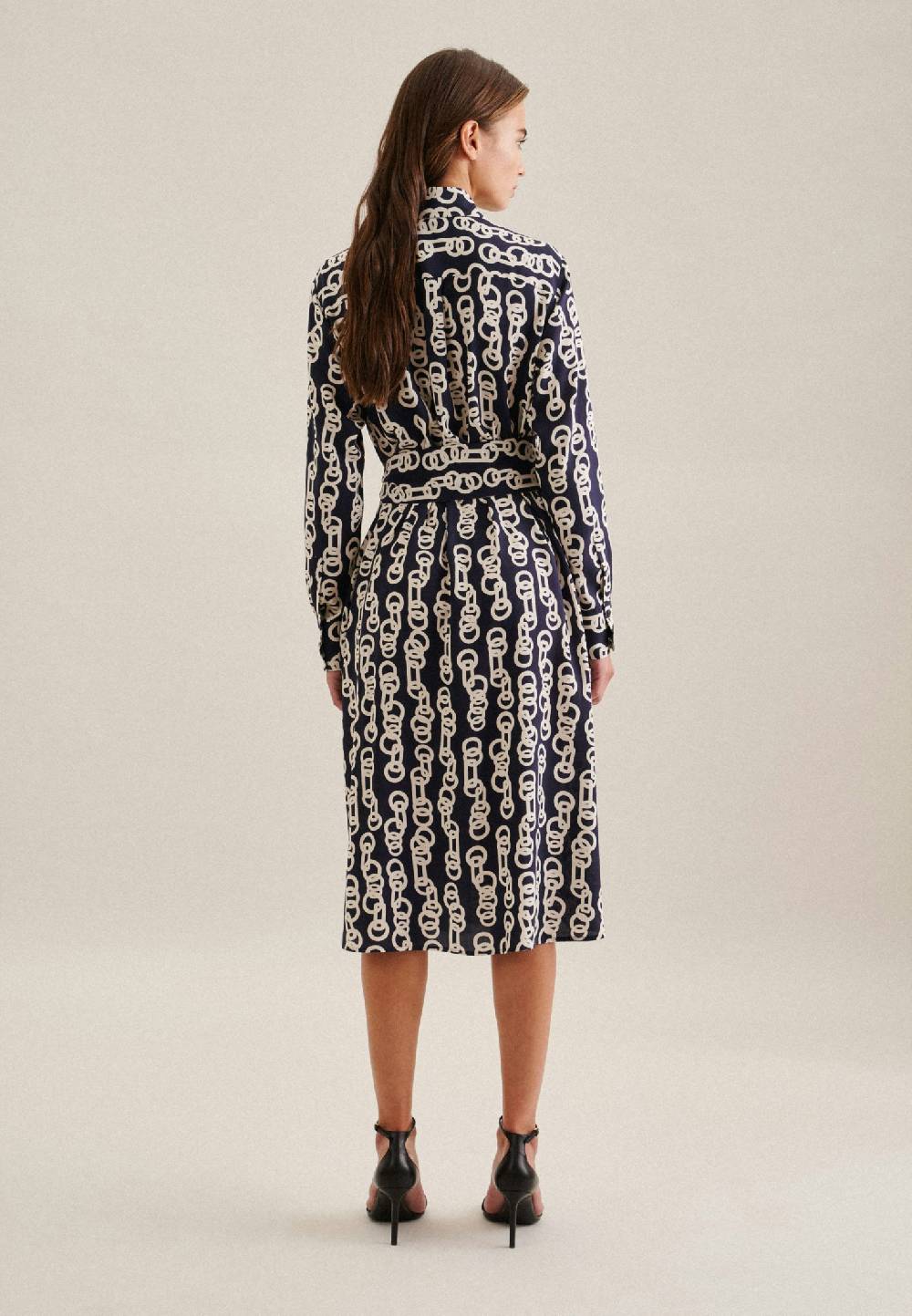 Studio Seidensticker Krepp Maxi Kleid im Angebot