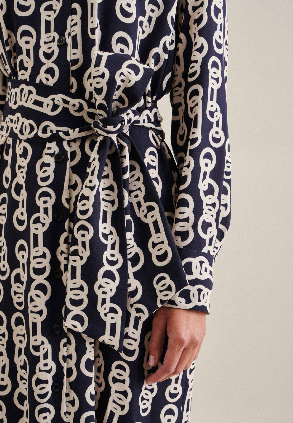 Studio Seidensticker Krepp Maxi Kleid im Angebot