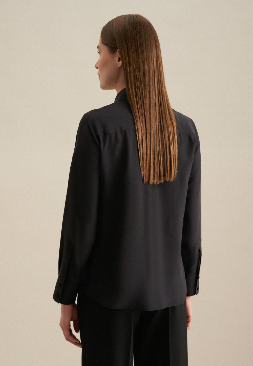 Studio Seidensticker Krepp Hemdbluse Black Friday