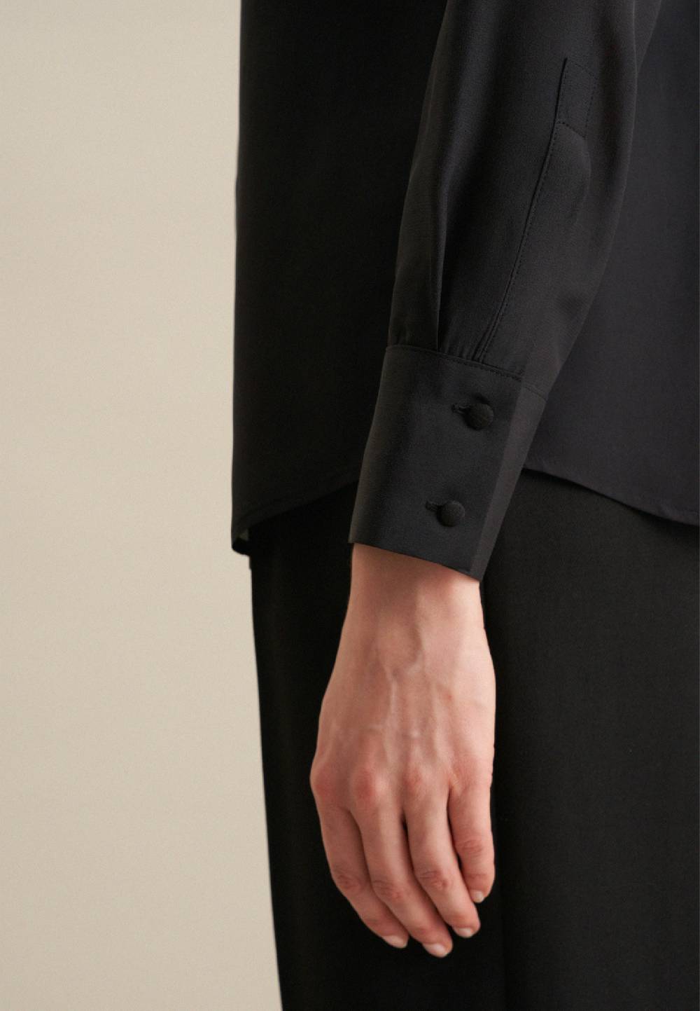Studio Seidensticker Krepp Hemdbluse Black Friday
