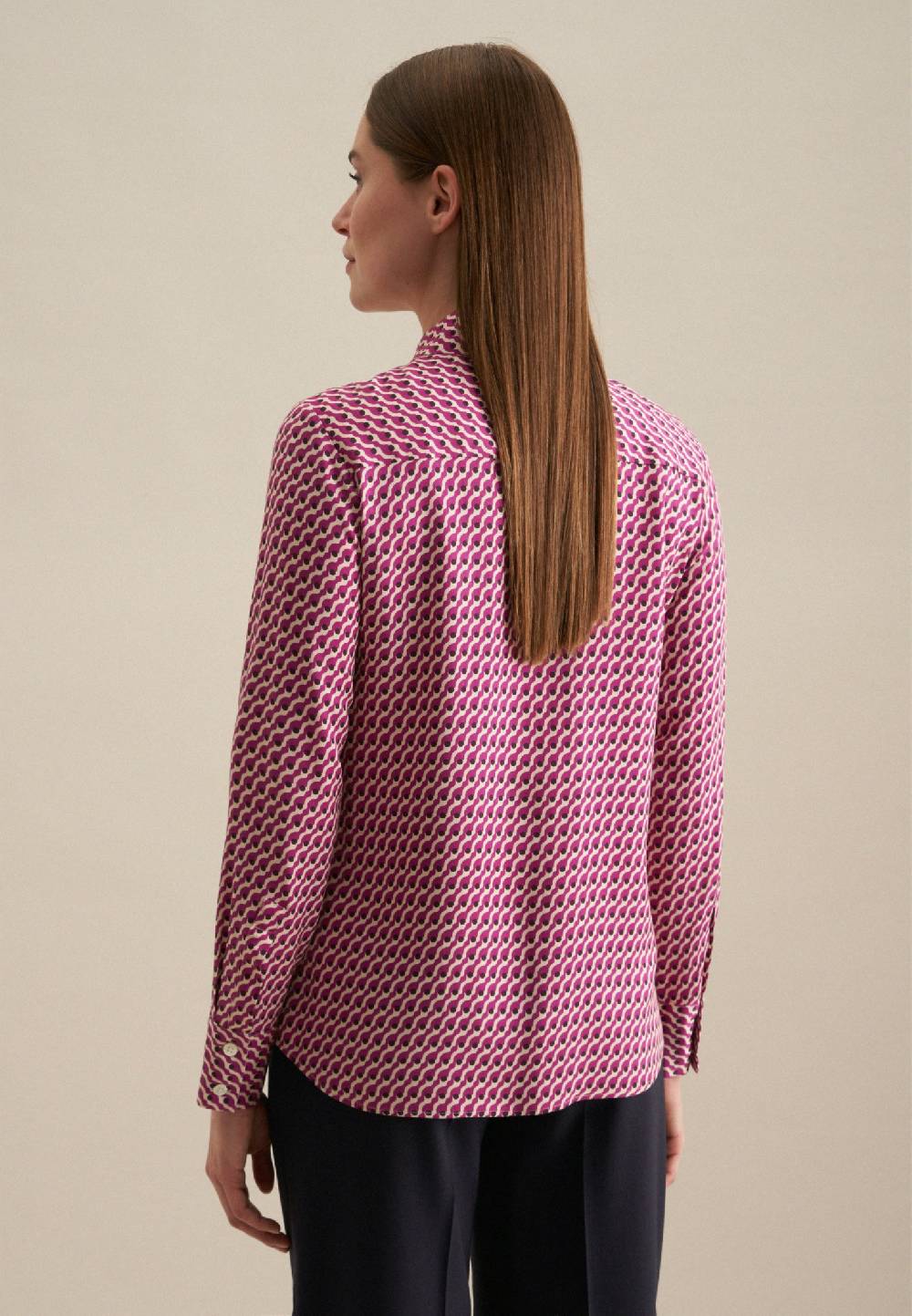 Studio Seidensticker Twill Hemdbluse 50% Rabatt mit kostenlosem Versand