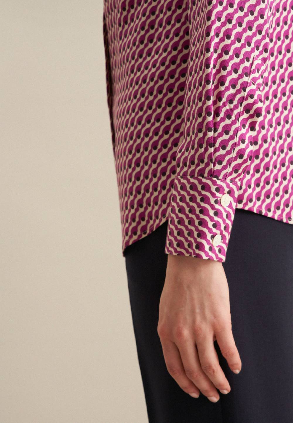 Studio Seidensticker Twill Hemdbluse 50% Rabatt mit kostenlosem Versand