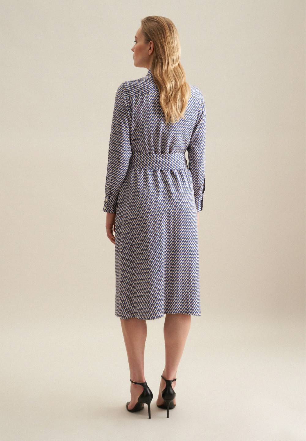 Studio Seidensticker Twill Midi Kleid Kostenloser Versand international