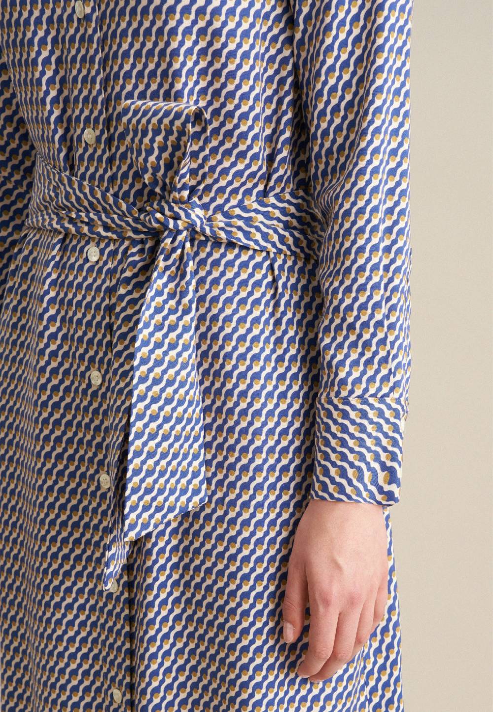 Studio Seidensticker Twill Midi Kleid Kostenloser Versand international