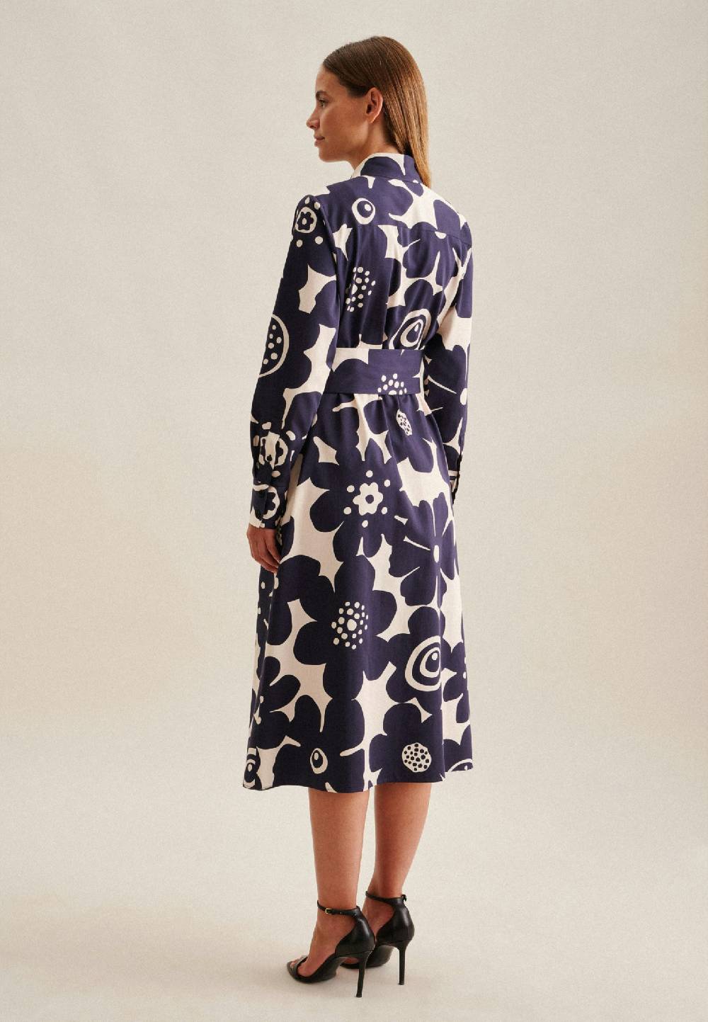 Studio Seidensticker Satin Midi Kleid 50% Rabatt für begrenzte Zeit