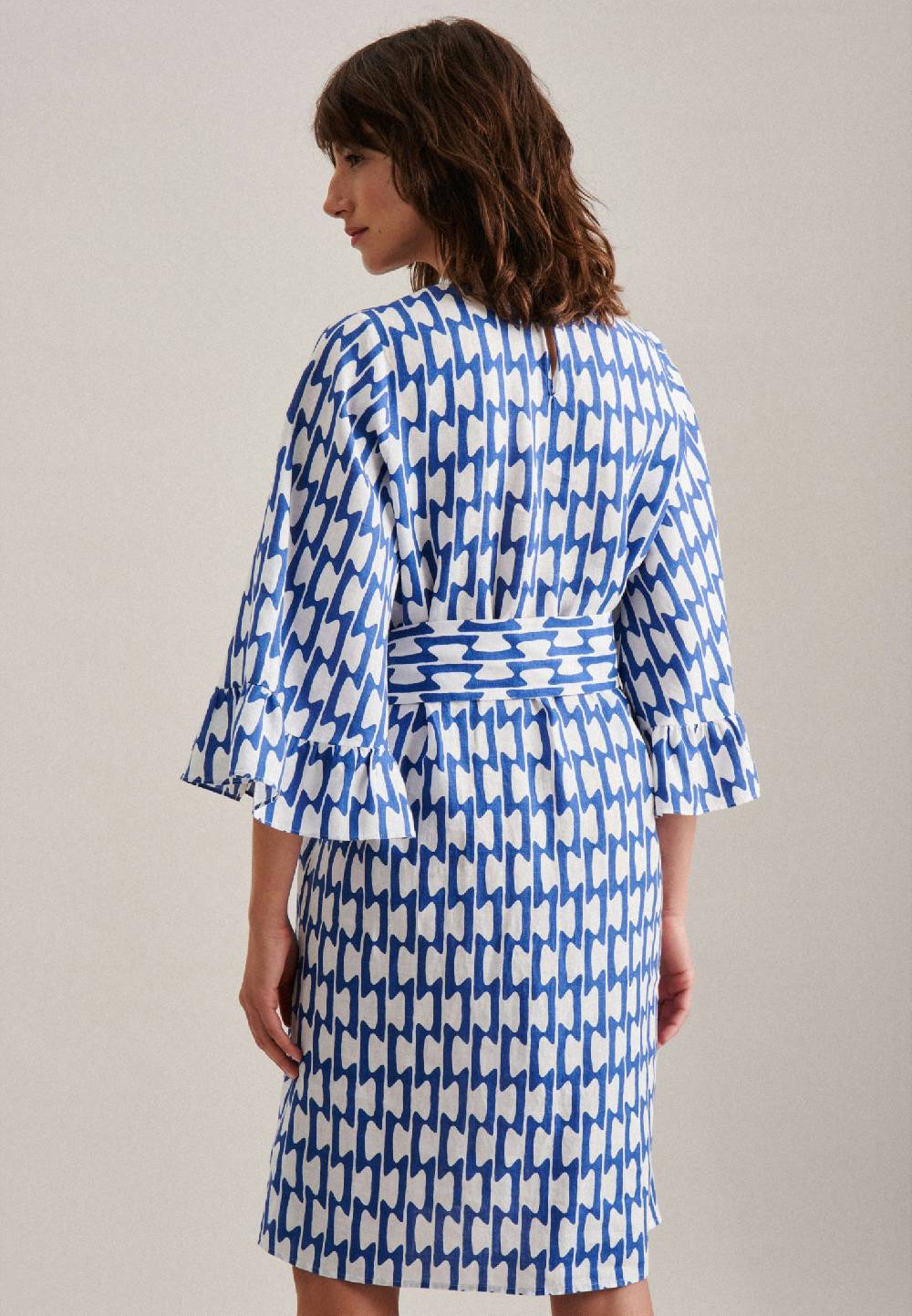 Studio Seidensticker Leinen Midi Kleid Großer Ausverkauf