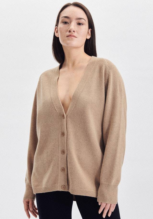 Studio Seidensticker V-Neck Strick-Jacke Regular Fit Wollmischung Exklusivangebot