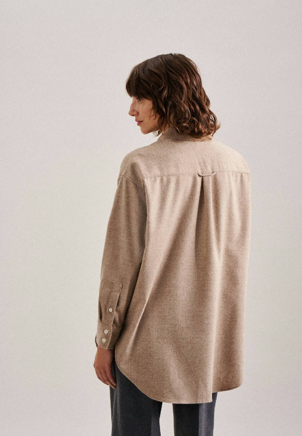 Studio Seidensticker Flanell Longbluse Große Rabatte