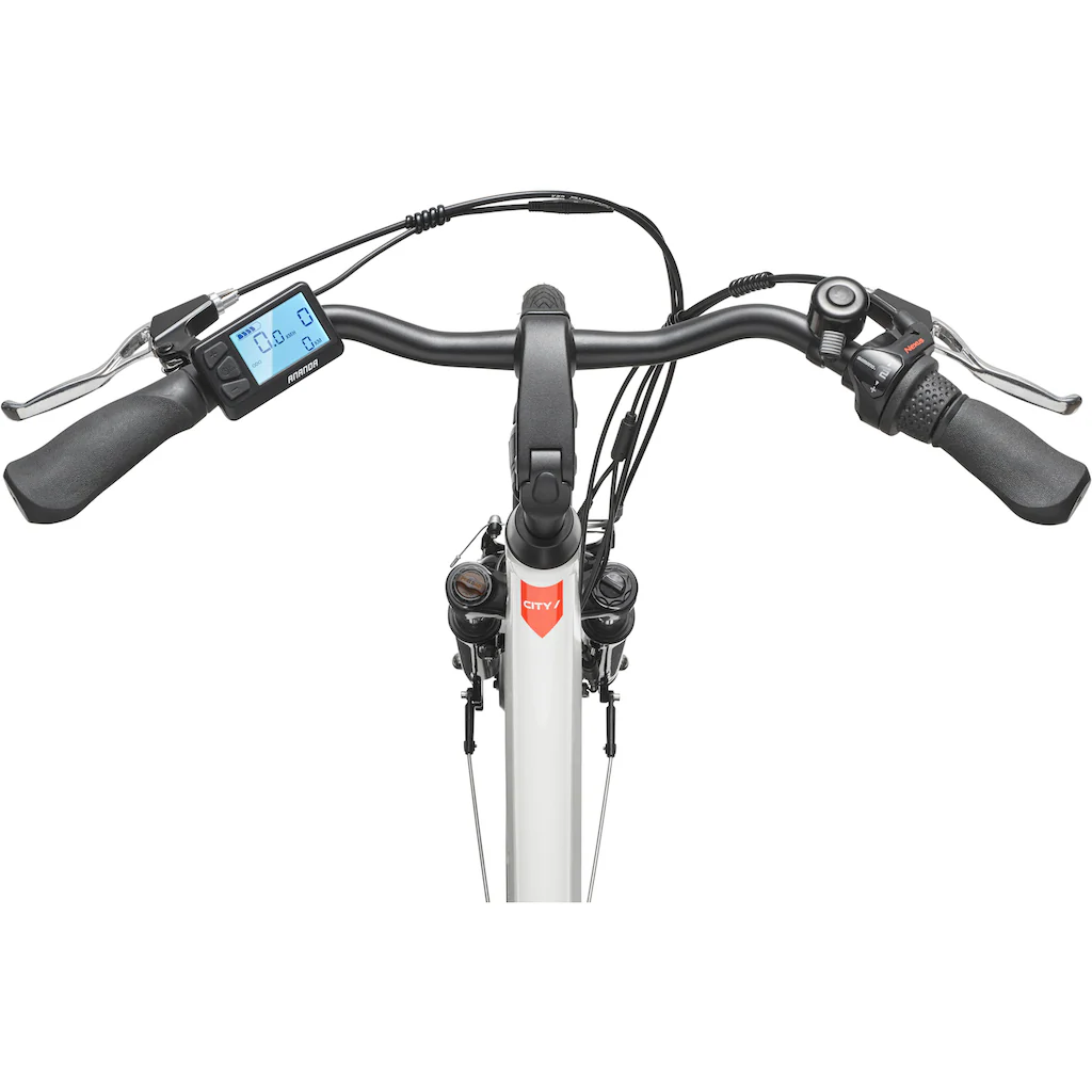 Telefunken E-Bike »Multitalent RC835« 3 Gang Shimano Frontmotor 250 W (28 Zoll Straßenzulassung ca. 100 km Reichweite) Pedelec Elektrofahrrad für Herren u. Damen tiefer Einstieg Cityrad auf Rechnung kaufen Black Friday