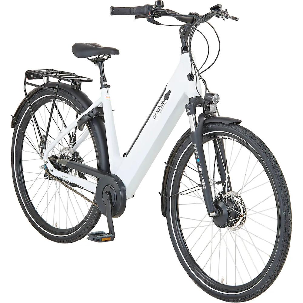 Prophete E-Bike »Geniesser 2.0« 7 Gang Shimano Nexus Frontmotor 250 W (mit integr. Rahmenschloss) Pedelec Elektrofahrrad für Damen u. Herren Cityrad auf Rechnung online kaufen Osterangebot