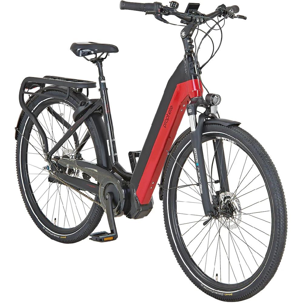 Prophete E-Bike »Geniesser 5.0« 7 Gang Shimano Nexus Mittelmotor 250 W (mit integr. Rahmenschloss ART zertifiz.) Pedelec Elektrofahrrad für Damen u. Herren Cityrad auf Rechnung bestellen Vatertagsangebot