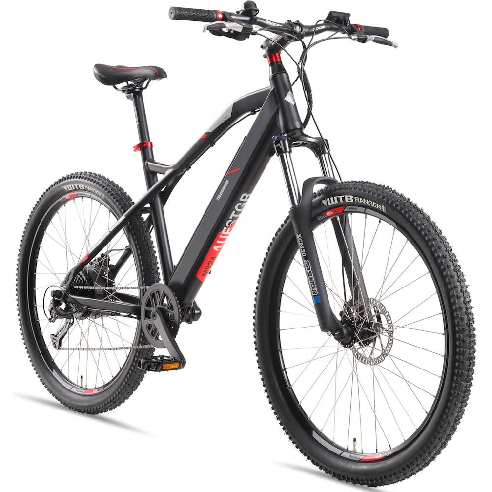 Telefunken E-Bike »Aufsteiger M924« 9 Gang Shimano Altus Heckmotor 250 W (36 V 504 Wh Akku-ca. 100 km Reichweite-Geländebike off road) Mountainbike MTB Elektrofahrrad Damen Herren 27 5 / 29 Zoll Pedelec Exklusive Angebote