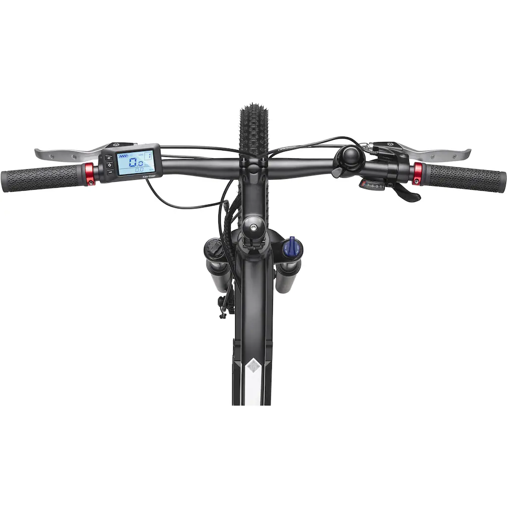 Telefunken E-Bike »Aufsteiger M924« 9 Gang Shimano Altus Heckmotor 250 W (36 V 504 Wh Akku-ca. 100 km Reichweite-Geländebike off road) Mountainbike MTB Elektrofahrrad Damen Herren 27 5 / 29 Zoll Pedelec Exklusive Angebote