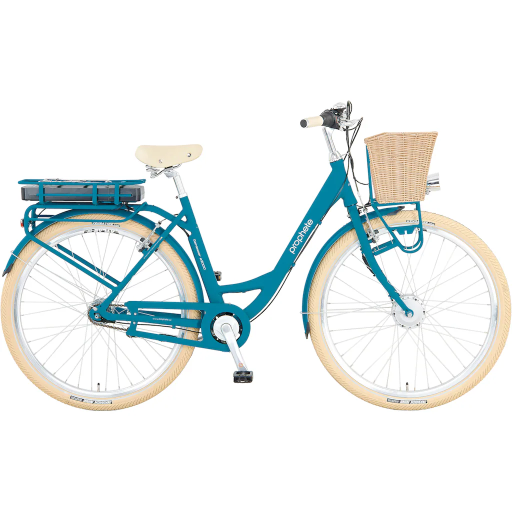 Prophete E-Bike »Geniesser e3000« 7 Gang Shimano Frontmotor 250 W Pedelec Elektrofahrrad für Damen u. Herren Cityrad auf Rechnung online bestellen Riesige Ersparnisse