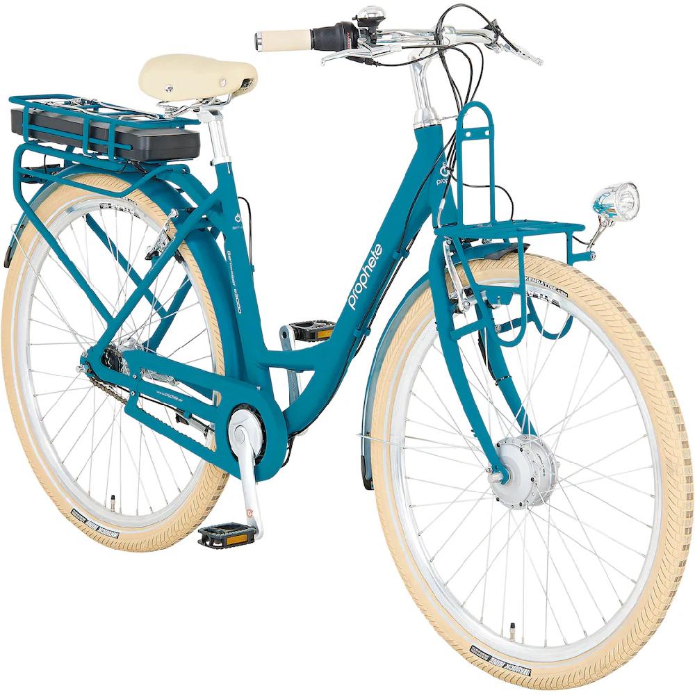 Prophete E-Bike »Geniesser e3000« 7 Gang Shimano Frontmotor 250 W Pedelec Elektrofahrrad für Damen u. Herren Cityrad auf Rechnung online bestellen Riesige Ersparnisse