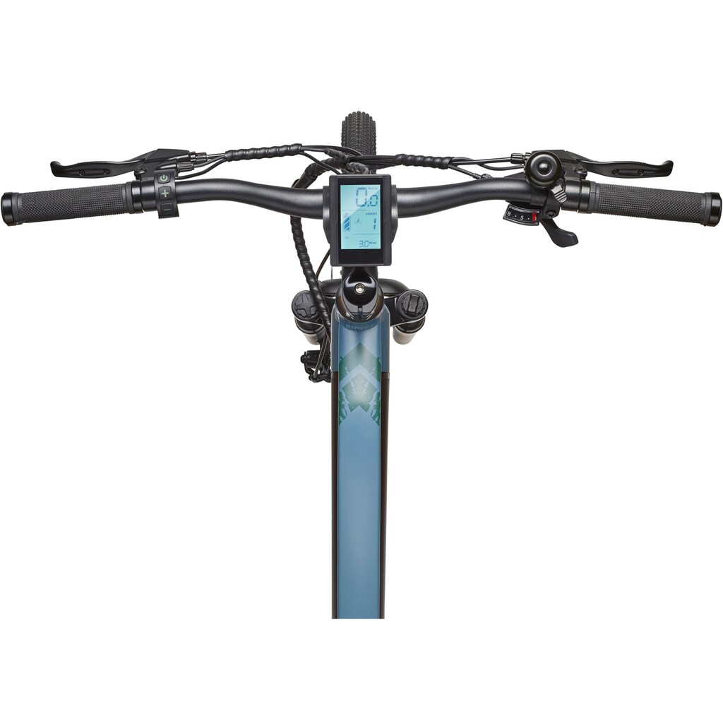 Telefunken E-Bike »Aufsteiger M915« 8 Gang Heckmotor 250 W Pedelec Elektrofahrrad für Damen u. Herren MTB Mountainbike auf Raten Super Sparpreis
