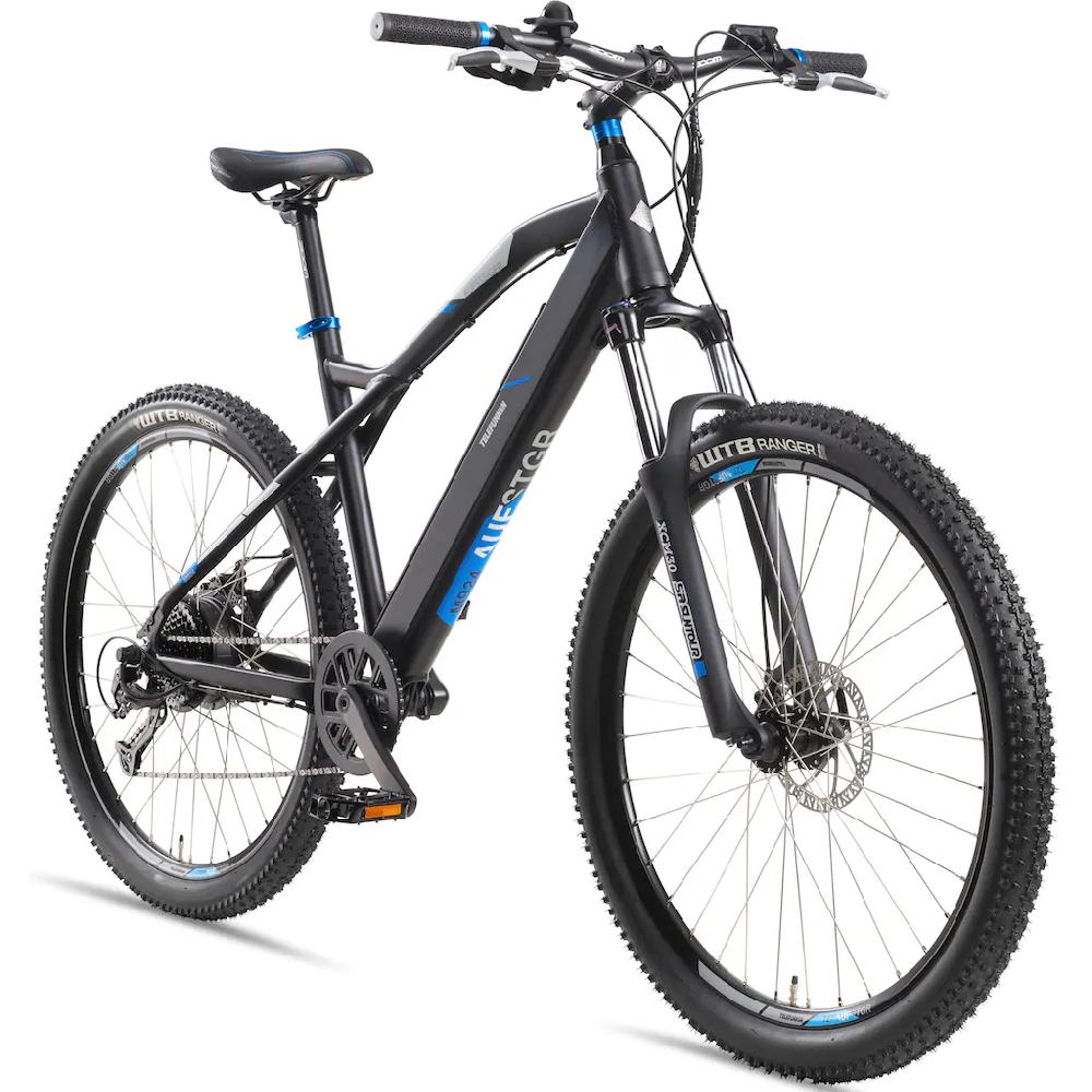 Telefunken E-Bike »Aufsteiger M924« 9 Gang Shimano Altus Heckmotor 250 W (36 V 504 Wh Akku-ca. 100 km Reichweite-Geländebike off road) Mountainbike MTB Elektrofahrrad Damen Herren 27 5 / 29 Zoll Pedelec auf Rechnung bestellen Begrenzte Freigabe
