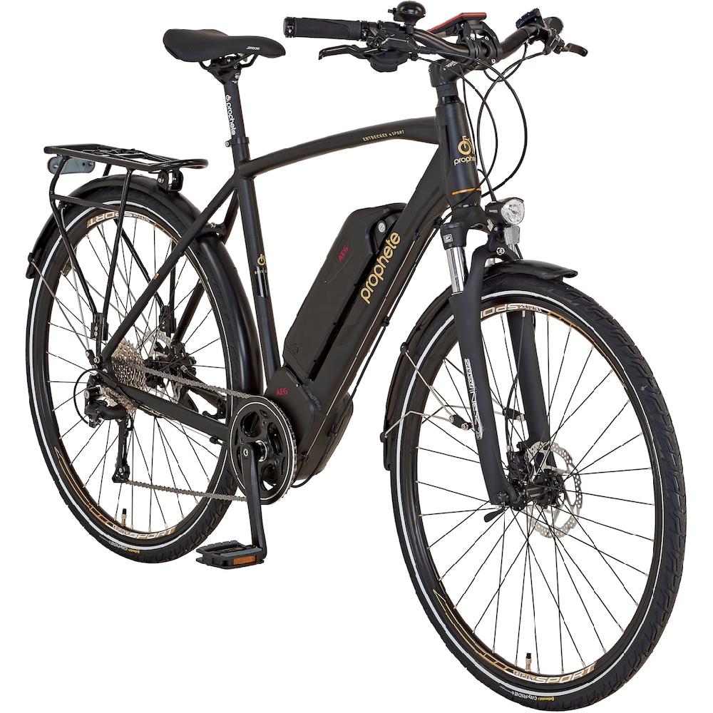 Prophete E-Bike »Entdecker eSport« 10 Gang Shimano Mittelmotor 250 W Pedelec Elektrofahrrad für Herren Trekkingrad auf Rechnung online kaufen Clearance-Verkauf
