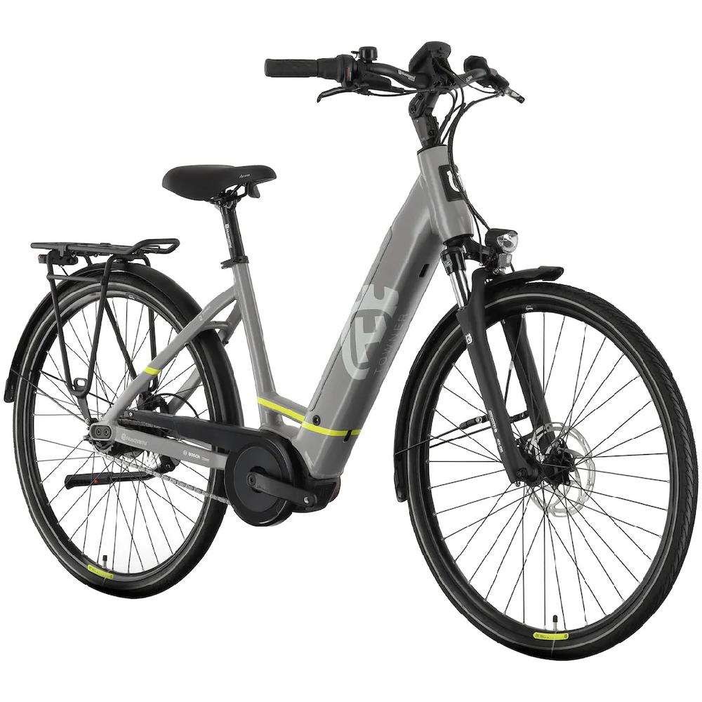 Husqvarna E-BICYCLES E-Bike »E-Citybike Towner 2« 8 Gang Shimano Nexus Mittelmotor 250 W (28 Zoll Bosch Motor Rücktritt Scheibenbremsen mit Straßenzulassung) Pedelec Elektrofahrrad für Herren u. Damen Cityrad tiefer Einstie zollfrei