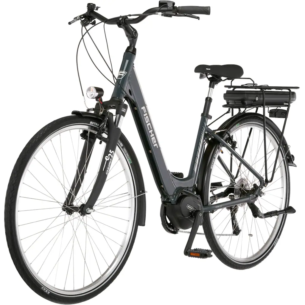 FISCHER Fahrrad E-Bike »CITA 1.5 522 44« 8 Gang Shimano Acera Mittelmotor 250 W (Schloss) Pedelec Elektrofahrrad für Damen u. Herren Cityrad auf Rechnung bestellen Meist gekauft