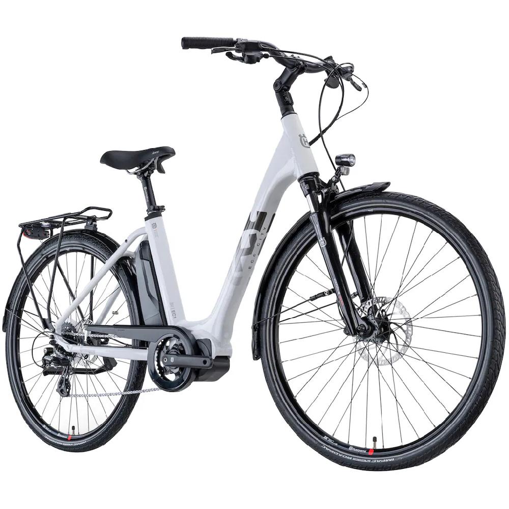 Husqvarna E-BICYCLES E-Bike »E-Citybike Eco City 1« 8 Gang Shimano Nexus Mittelmotor 250 W (28 Zoll Shimano Motor Rücktritt Scheibenbremsen Straßenzulassung) Pedelec Elektrofahrrad für Herren u. Damen Cityrad tiefer Einstie Blitzverkäufe