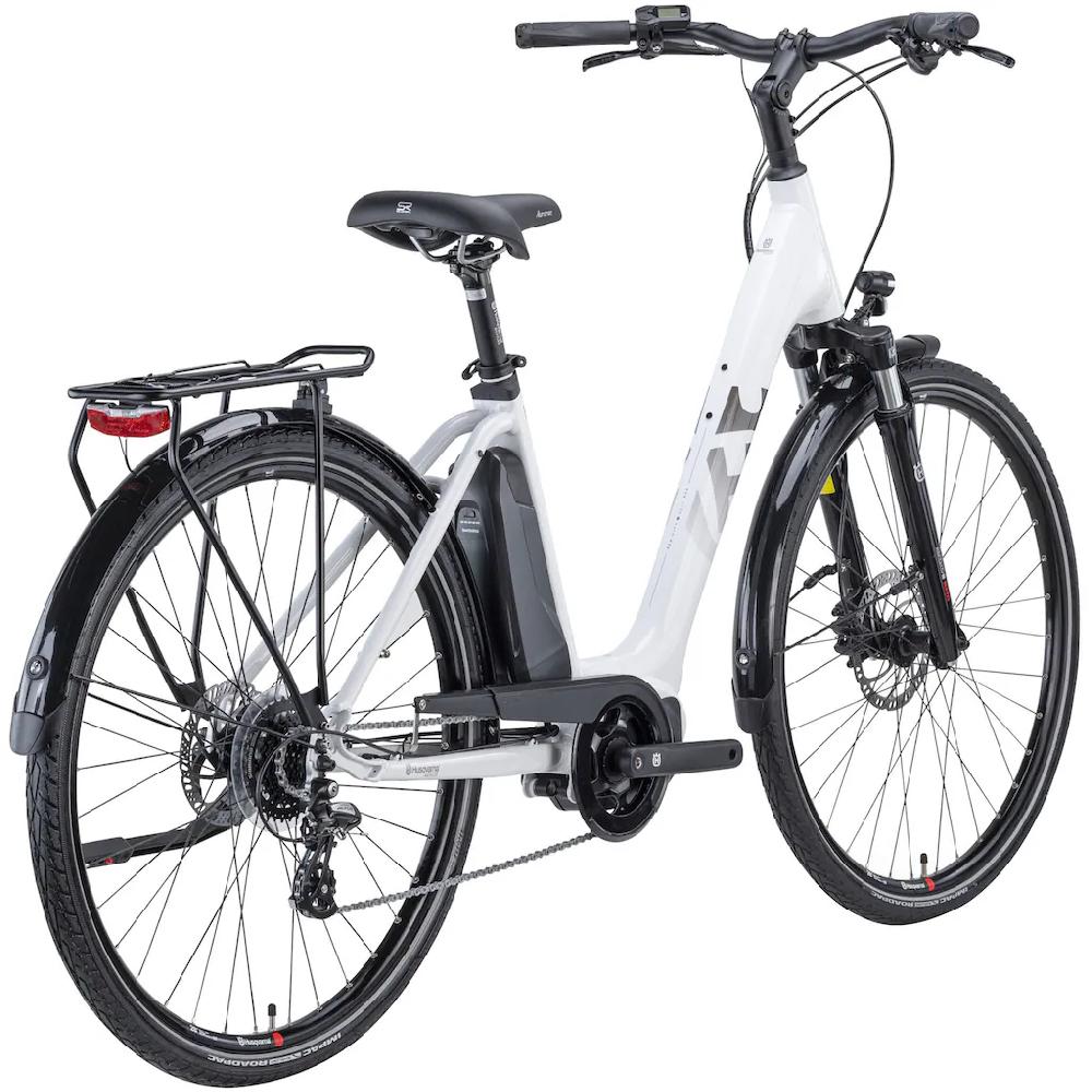Husqvarna E-BICYCLES E-Bike »E-Citybike Eco City 1« 8 Gang Shimano Nexus Mittelmotor 250 W (28 Zoll Shimano Motor Rücktritt Scheibenbremsen Straßenzulassung) Pedelec Elektrofahrrad für Herren u. Damen Cityrad tiefer Einstie Blitzverkäufe