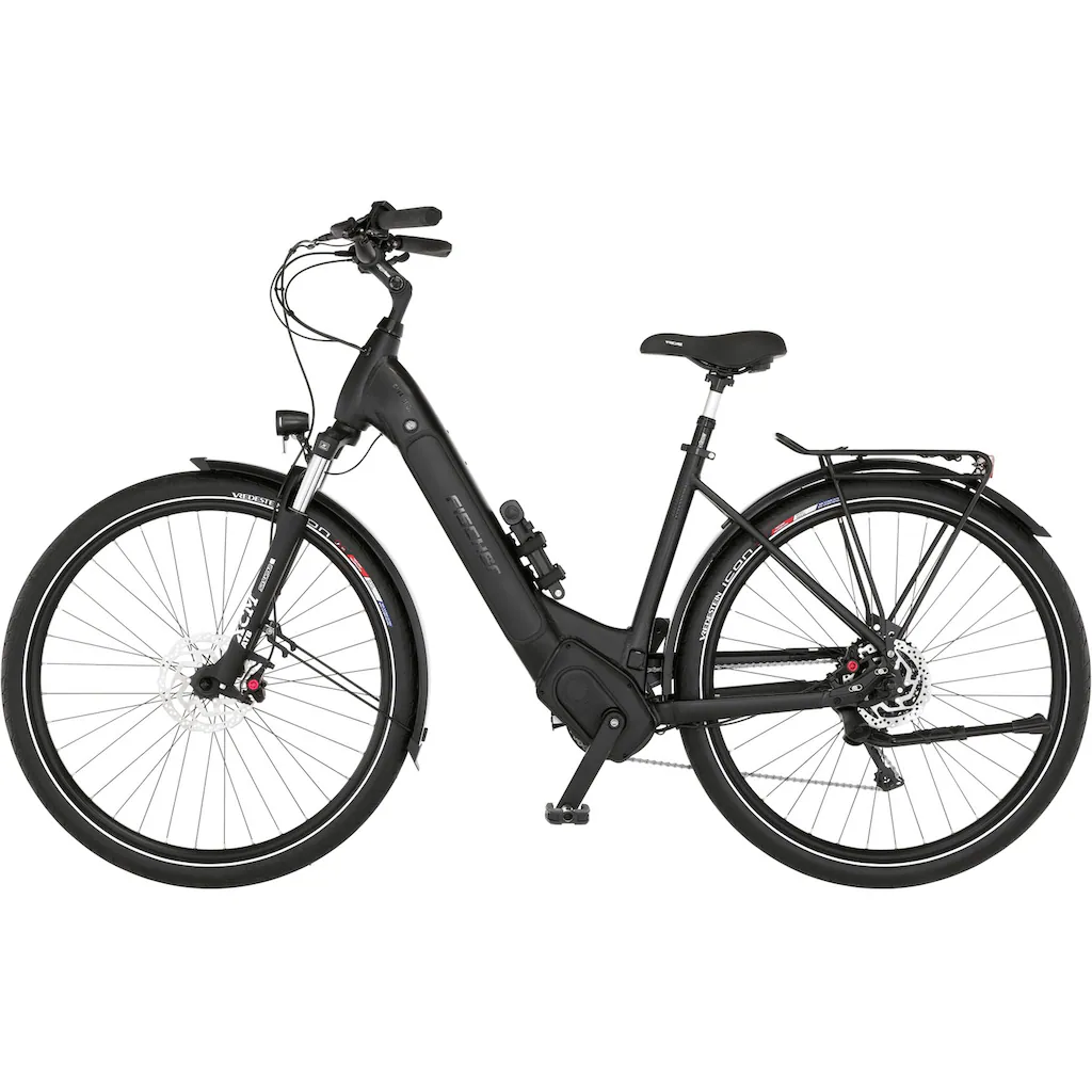 FISCHER Fahrrad E-Bike »CITA 8.0I 711« 10 Gang Shimano Nexus Mittelmotor 250 W (Schloss) Pedelec Elektrofahrrad für Damen u. Herren Cityrad auf Rechnung online bestellen Günstig kaufen