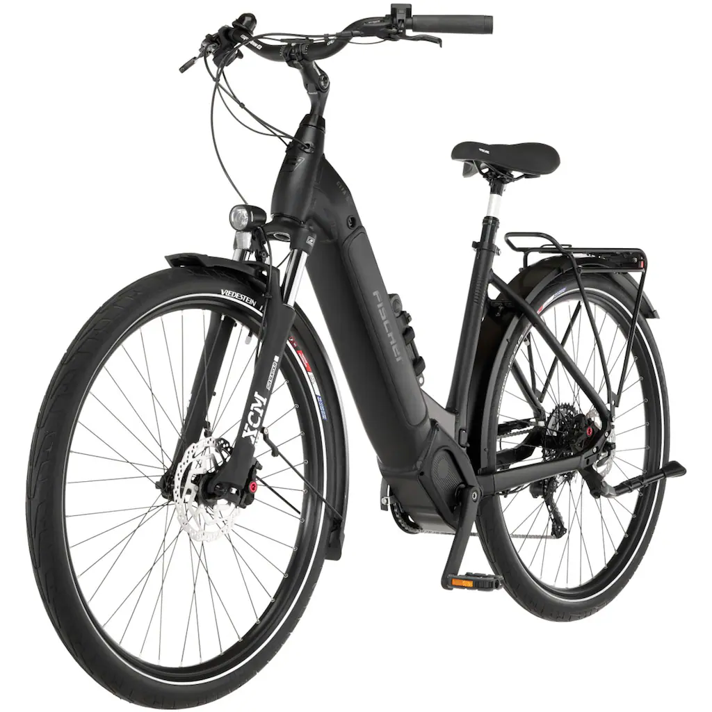 FISCHER Fahrrad E-Bike »CITA 8.0I 711« 10 Gang Shimano Nexus Mittelmotor 250 W (Schloss) Pedelec Elektrofahrrad für Damen u. Herren Cityrad auf Rechnung online bestellen Günstig kaufen