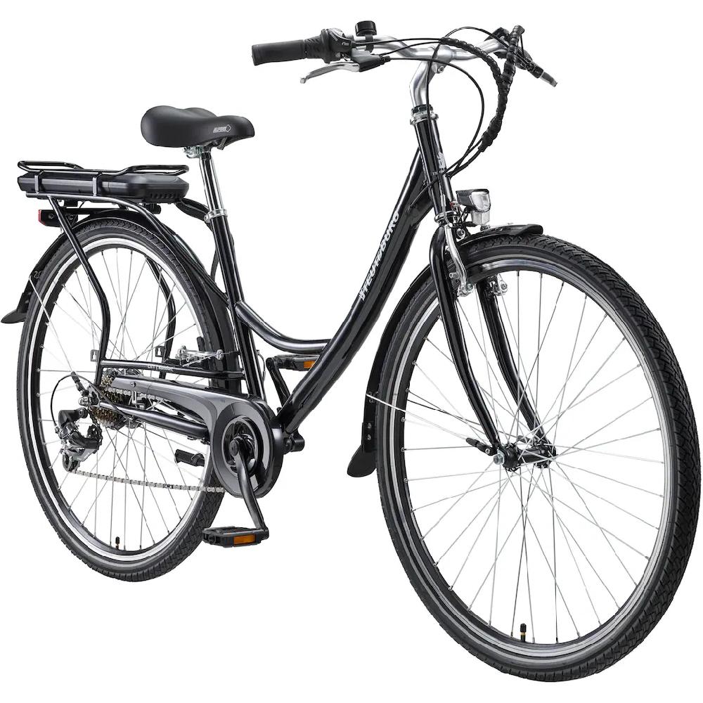 Teutoburg E-Bike »Senne« 7 Gang Shimano Heckmotor 250 W Pedelec Elektrofahrrad für Damen u. Herren Cityrad auf Raten Saisonschlussverkauf