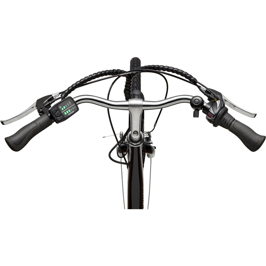 Teutoburg E-Bike »Senne« 7 Gang Shimano Heckmotor 250 W Pedelec Elektrofahrrad für Damen u. Herren Cityrad auf Raten Saisonschlussverkauf