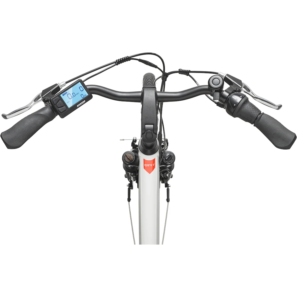 Telefunken E-Bike »Multitalent RC845« 7 Gang Shimano Frontmotor 250 W (28 Zoll Straßenzulassung ca. 100 km Reichweite) Pedelec Elektrofahrrad für Herren u. Damen tiefer Einstieg Cityrad Jubiläumsangebot