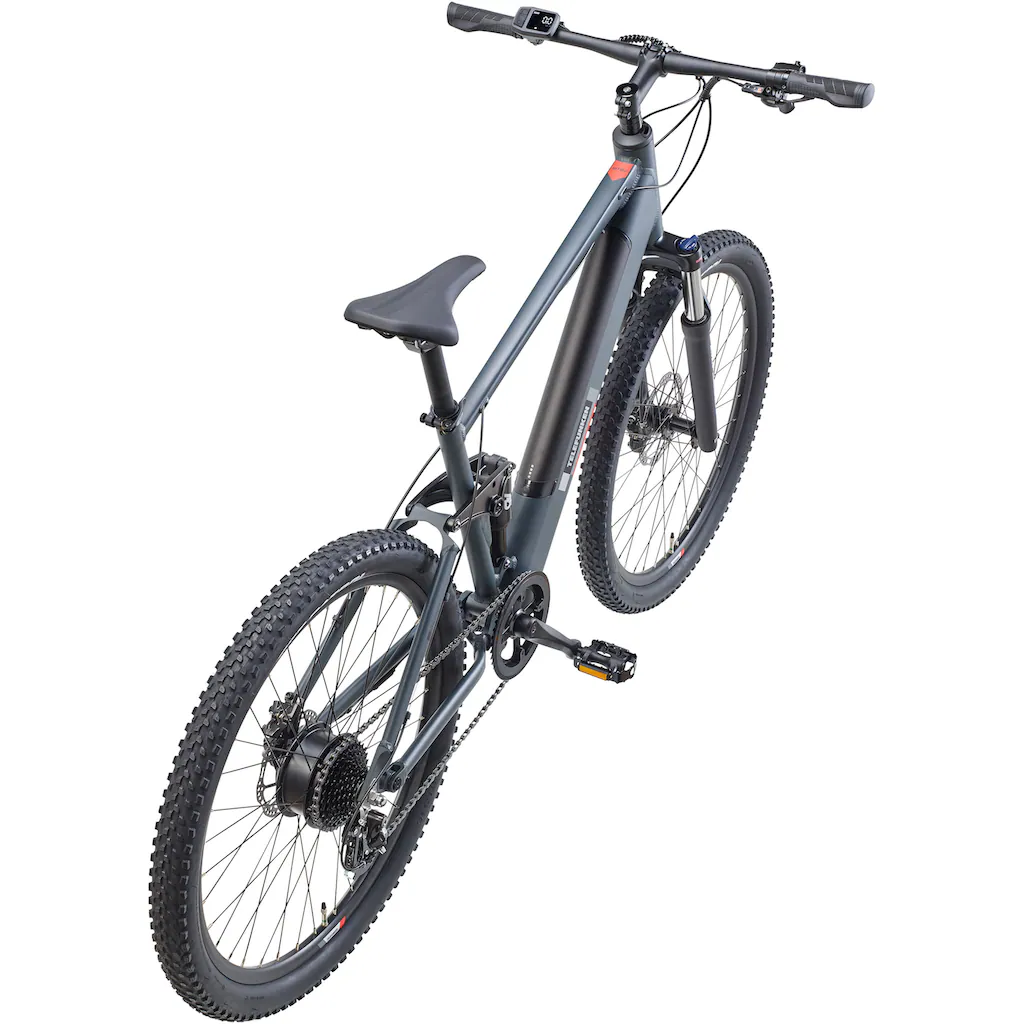 Telefunken E-Bike »Aufsteiger M936« 8 Gang Shimano Altus Heckmotor 250 W Pedelec Elektrofahrrad Damen Herren MTB Mountainbike Fully auf Raten Heißer Verkauf